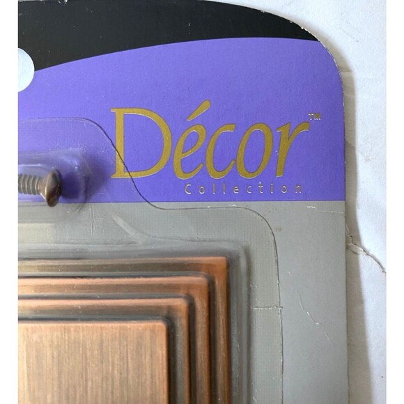 Amerelle Cast Metal Outlet Cover Wall Plate Copper Color Brand New 1 Pack - Picture 5 of 8